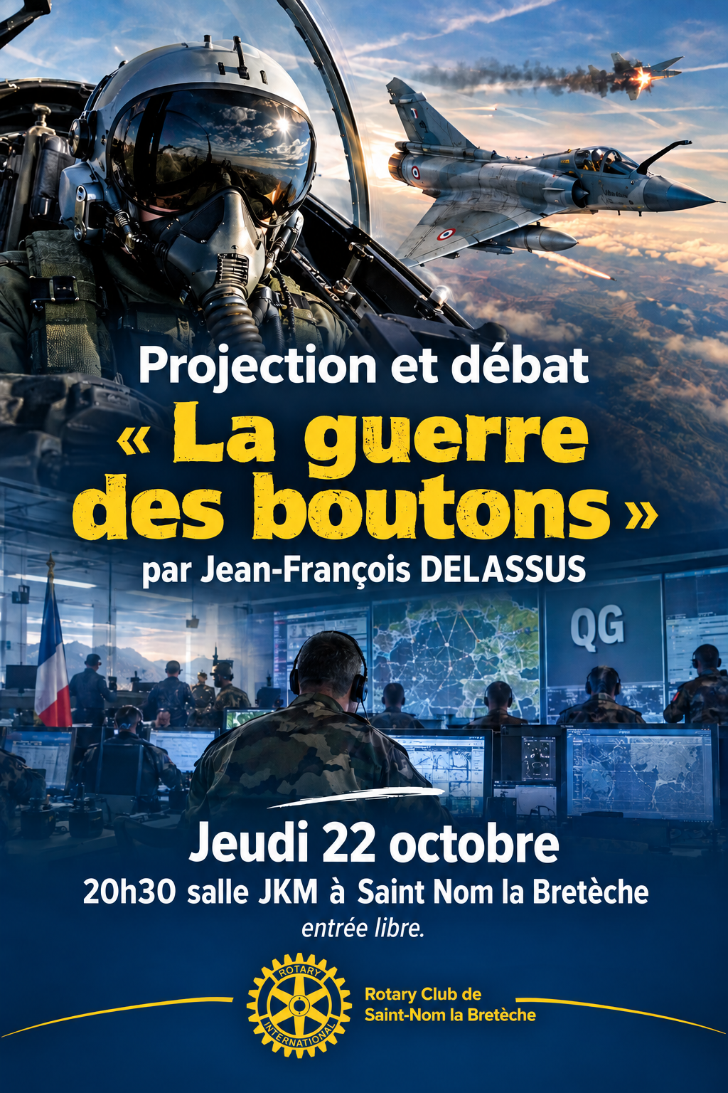 Affiche La Guerre des boutons du 22 octobre 2026 Affiche La Guerre des boutons du 22 octobre 2026